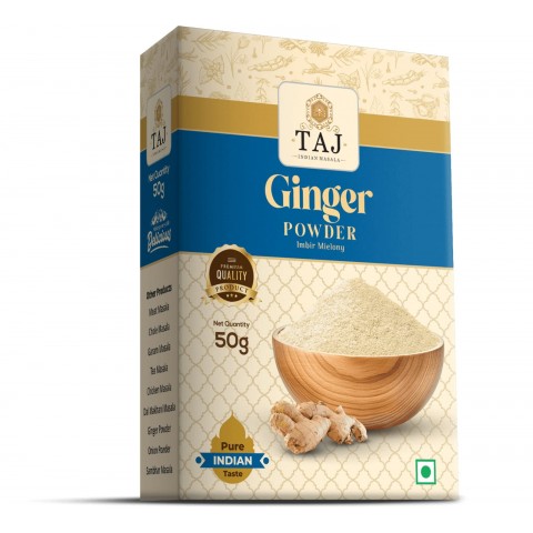 Džiovintų imbierų milteliai Ginger Powder, TAJ, 50g