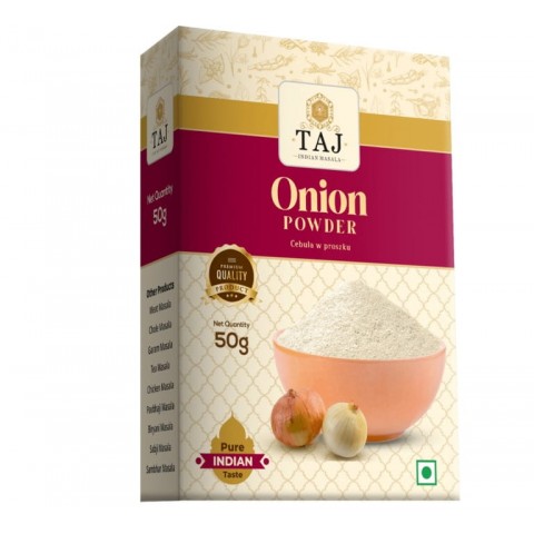 Džiovintų svogūnų milteliai Onion Powder, TAJ, 50g