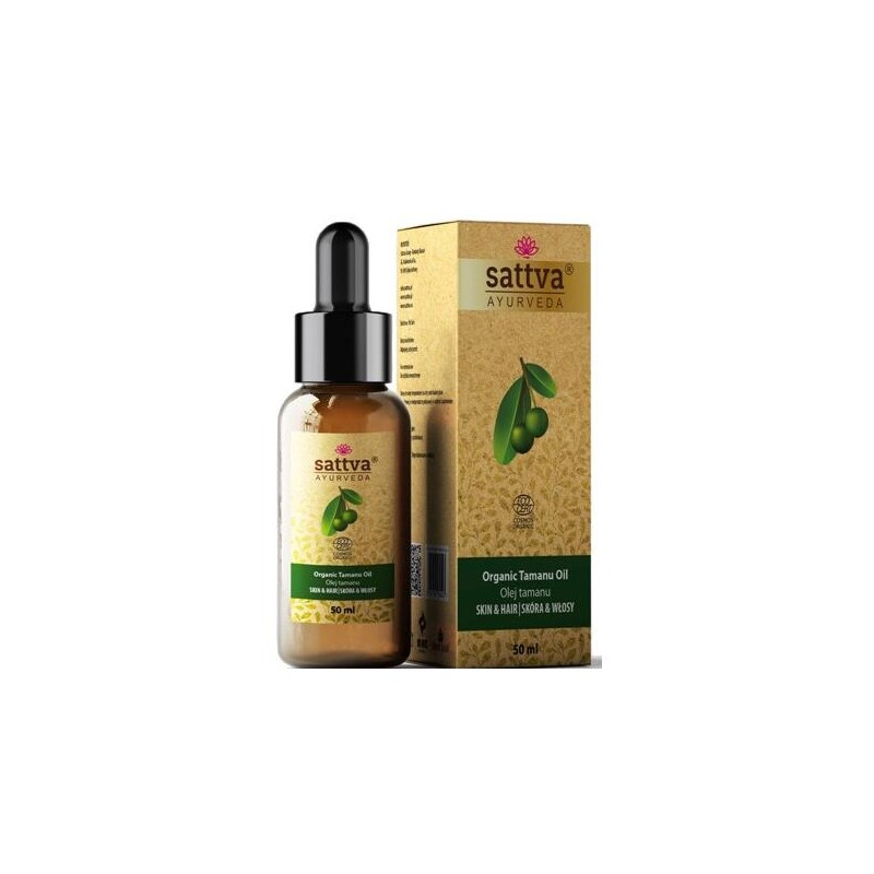 Puiklapio foraha aliejus Tamanu, Sattva Ayurveda, 50ml