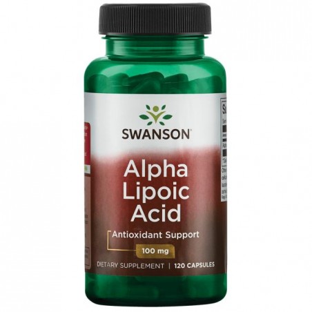 Alfa lipoinė rūgštis, Swanson, 100mg, 120 kapsulių