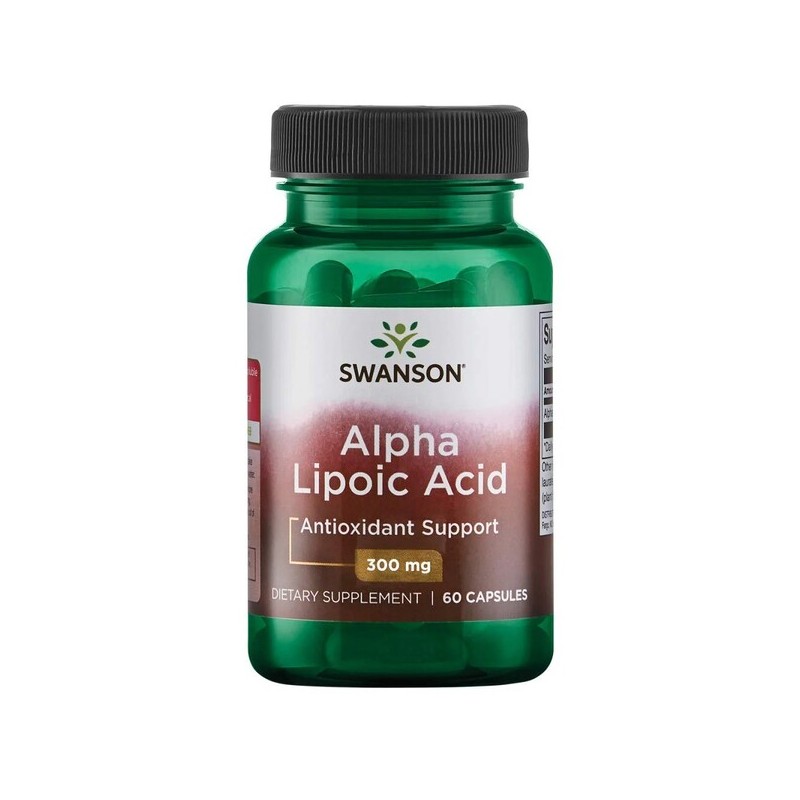 Alpha Lipoic Acid, Swanson, 300mg, 60 capsules Alpha Lipoic Acid, Swanson, 300mg, 60 capsules