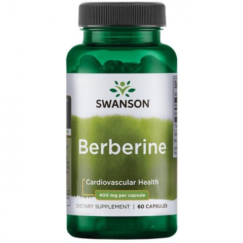 Natūralus berberinas, Swanson, 400mg, 60 kapsulių