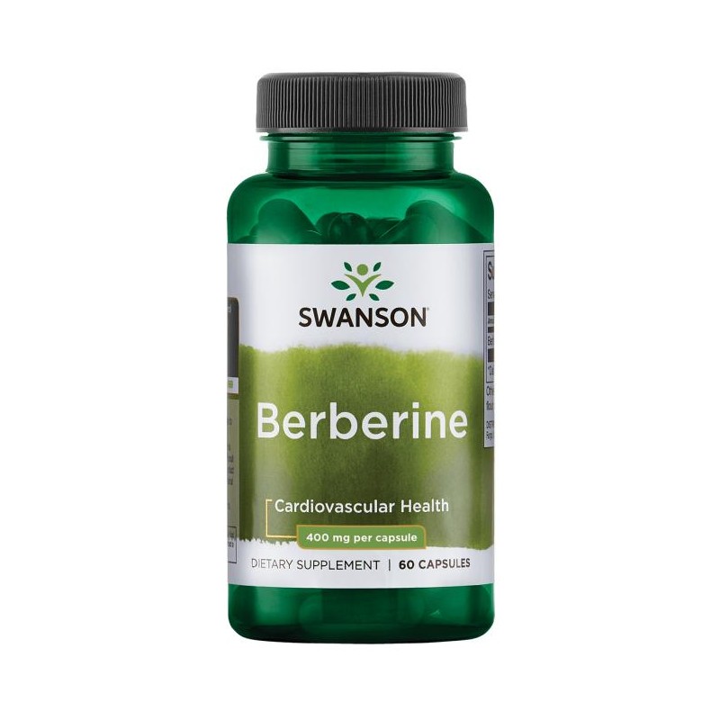 Natural Berberine, Swanson, 400mg, 60 capsules Natural Berberine, Swanson, 400mg, 60 capsules