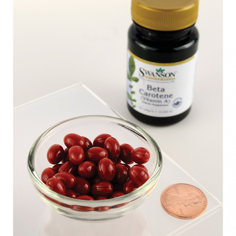 Vitamin-A Beta Carotene, Swanson, 3000mcg, 100 capsules