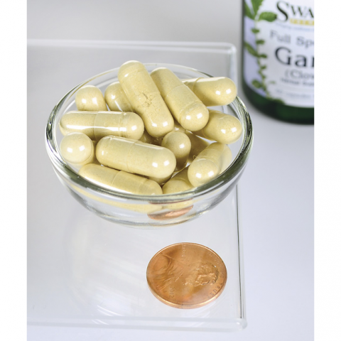 Valgomasis česnakas, Swanson, 400mg, 60 kapsulių