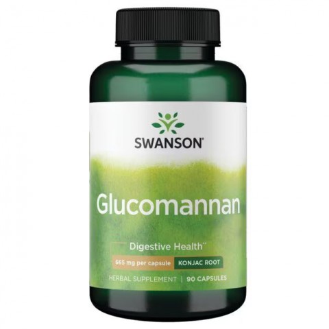 Gliukomanas, Swanson, 665mg, 90 kapsulių