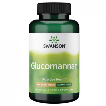 Gliukomanas, Swanson, 665mg, 90 kapsulių