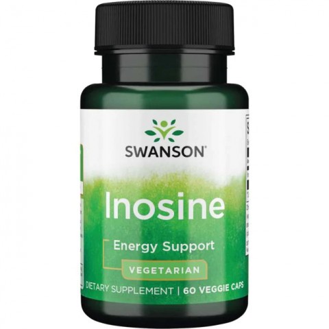 Inozinas, Swanson, 500mg, 120 kapsulių