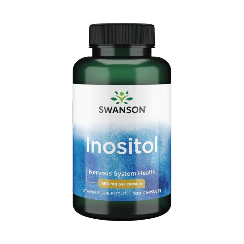 Inozitolis, Swanson, 650mg, 100 kapsulių Inozitolis, Swanson, 650mg, 100 kapsulių