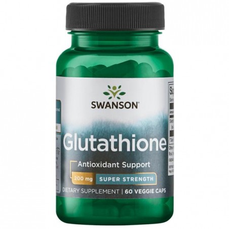L-Glutationas redukuotas, Swanson, 200mg, 60 kapsulių