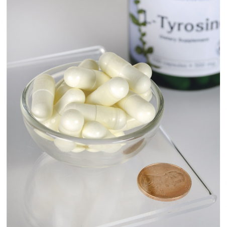 L-Tirozinas, Swanson, 500mg, 100 kapsulių