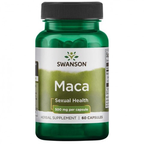 Maca, Swanson, 500mg, 60 capsules