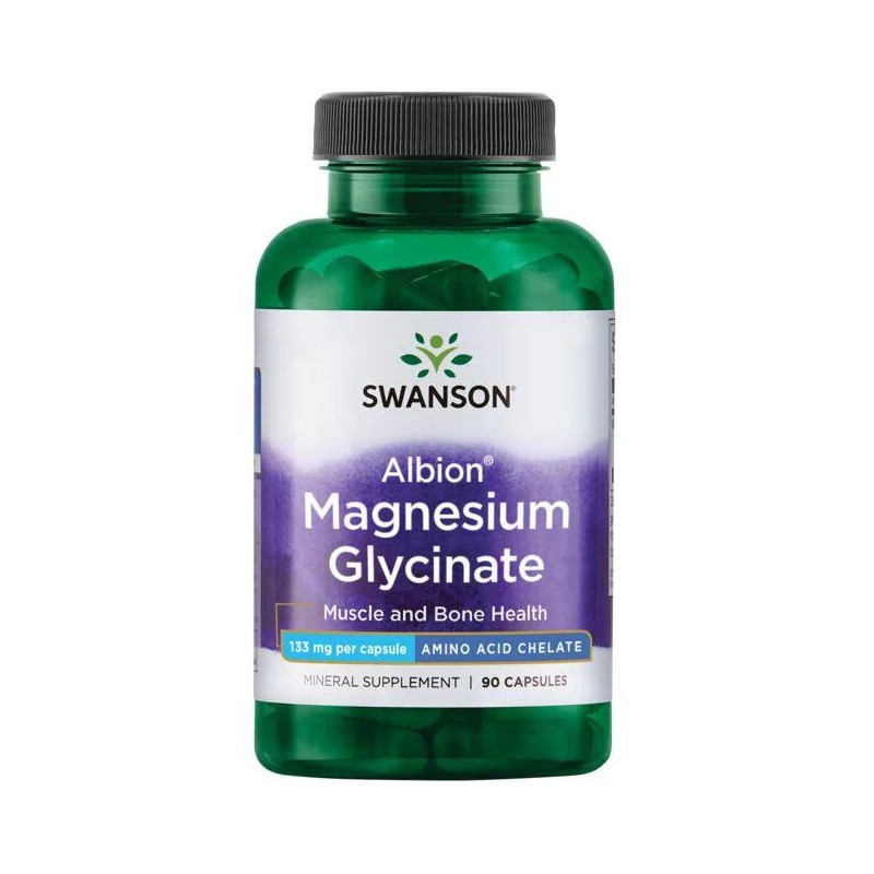 Magnio Bisglicinatas, Swanson, 700mg, 90 kapsulių Magnio Bisglicinatas, Swanson, 700mg, 90 kapsulių