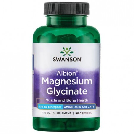 Magnio Bisglicinatas, Swanson, 700mg, 90 kapsulių