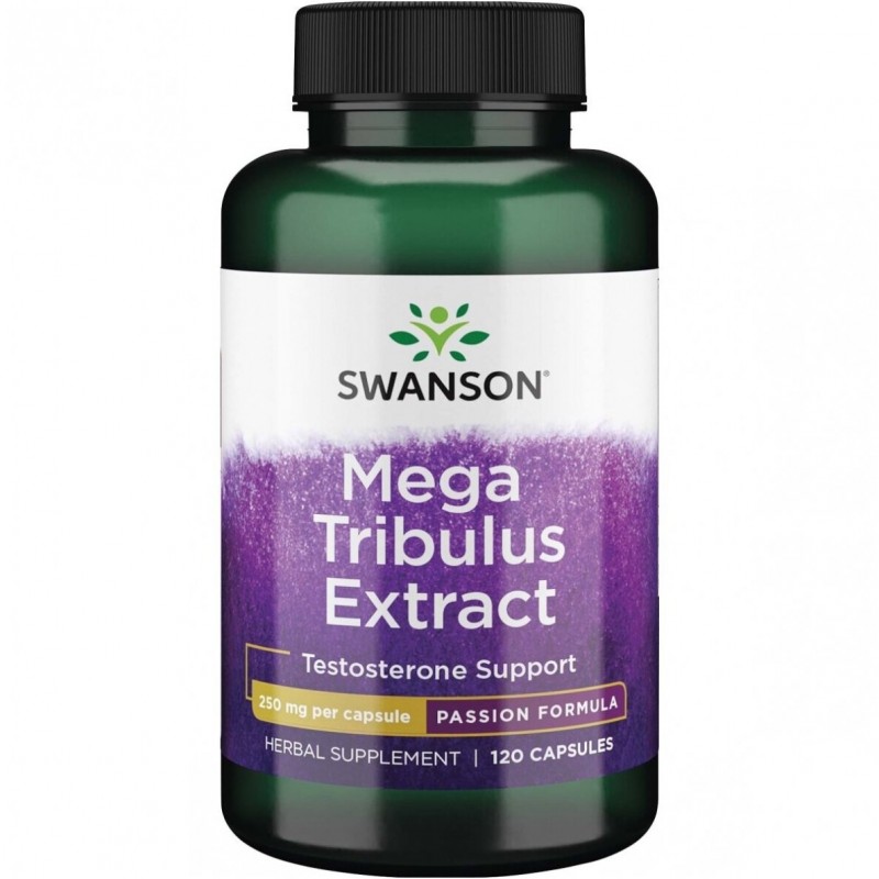 Gulsčioji ragužė Mega Tribulus Extract, Swanson, 250mg, 120 kapsulių