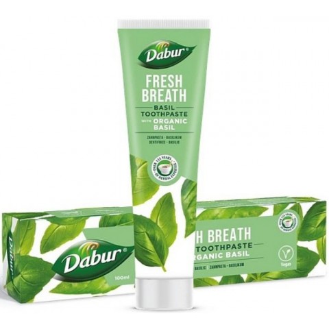 Basil for Fresh Breath toothpaste, Dabur, 100ml