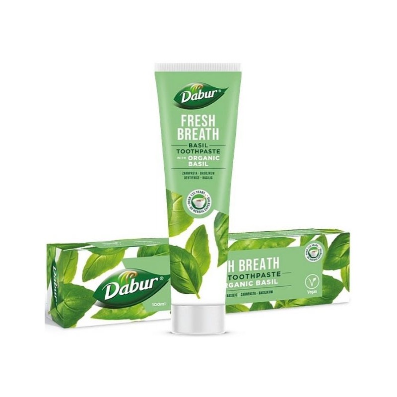 Dantų pasta Basil for Fresh Breath, Dabur, 100ml