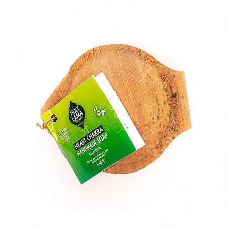 Heart Chakra Soap in Palm Leaf Anahata, Holy Lama, 100g