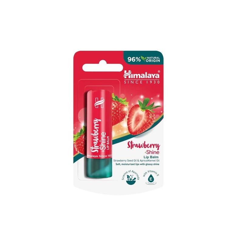 Strawberry Gloss Lip Balm, Himalaya, 4.5g