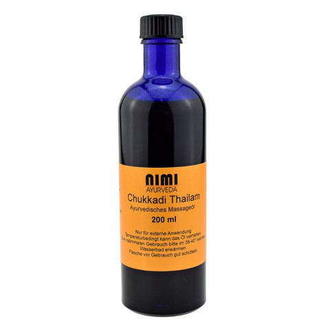 Ajurvedinis masažo aliejus Chukkadi Thailam, Nimi Ayurveda, 200 ml