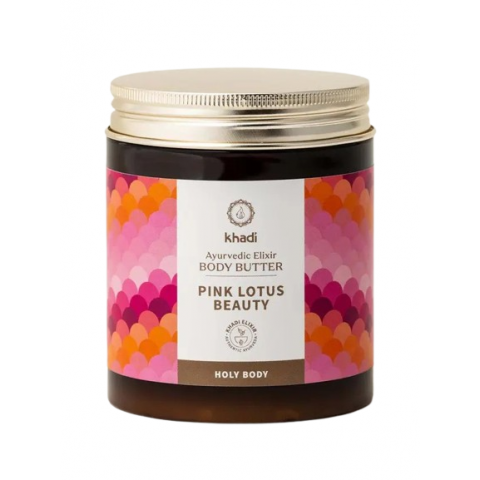Ajurvedinis kūno sviestas Pink Lotus Beauty, Khadi, 250 ml