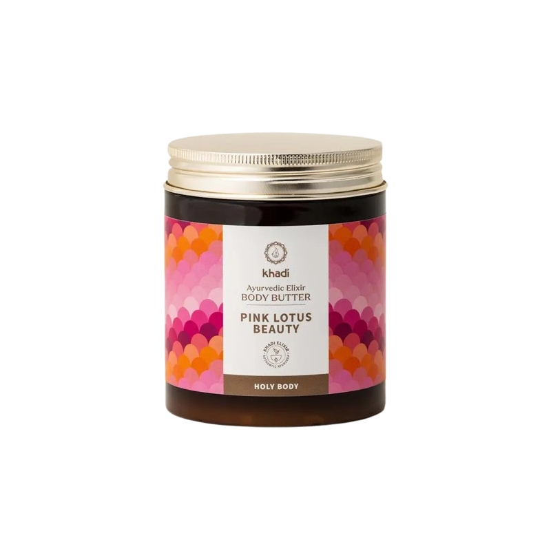 Ajurvedinis kūno sviestas Pink Lotus Beauty, Khadi, 250 ml