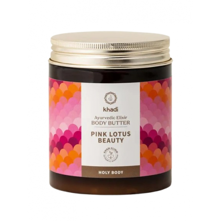 Ajurvedinis kūno sviestas Pink Lotus Beauty, Khadi, 250 ml