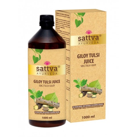 Giloy ir Tulsi sultys, Sattva Ayurveda, 1l