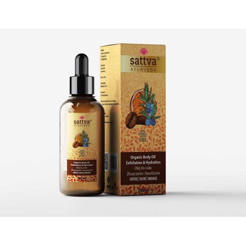 Alyvuogių aliejus masažams Coffolive, Sattva Ayurveda, 100ml