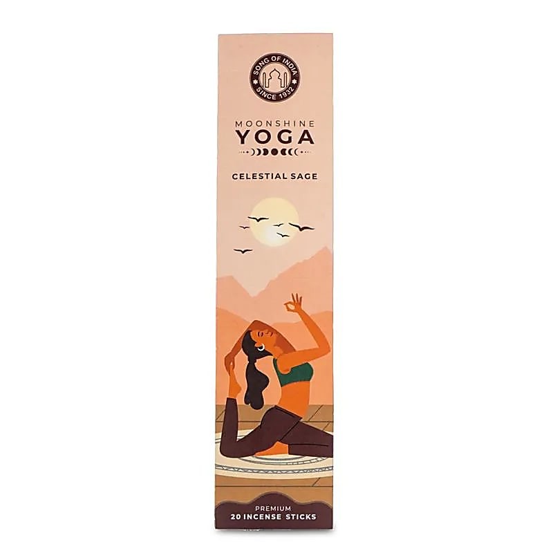 Smilkalų lazdelės Dangiškoji Išmintis, Moonshine Yoga, 20 vnt. Smilkalų lazdelės Dangiškoji Išmintis, Moonshine Yoga, 20 vnt.