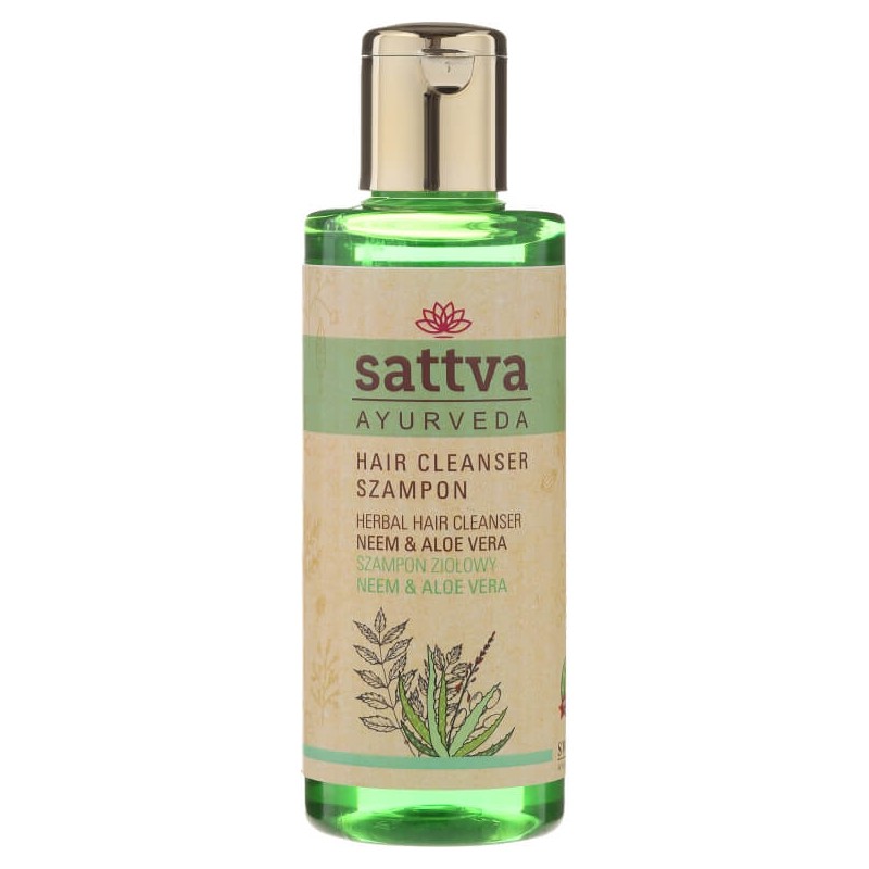 Valantis plaukų šampūnas su Neem & Aloe Vera, Sattva Ayurveda, 210ml