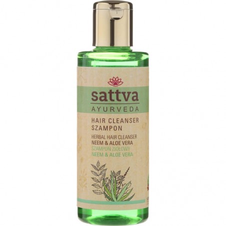 Valantis plaukų šampūnas su Neem & Aloe Vera, Sattva Ayurveda, 210ml