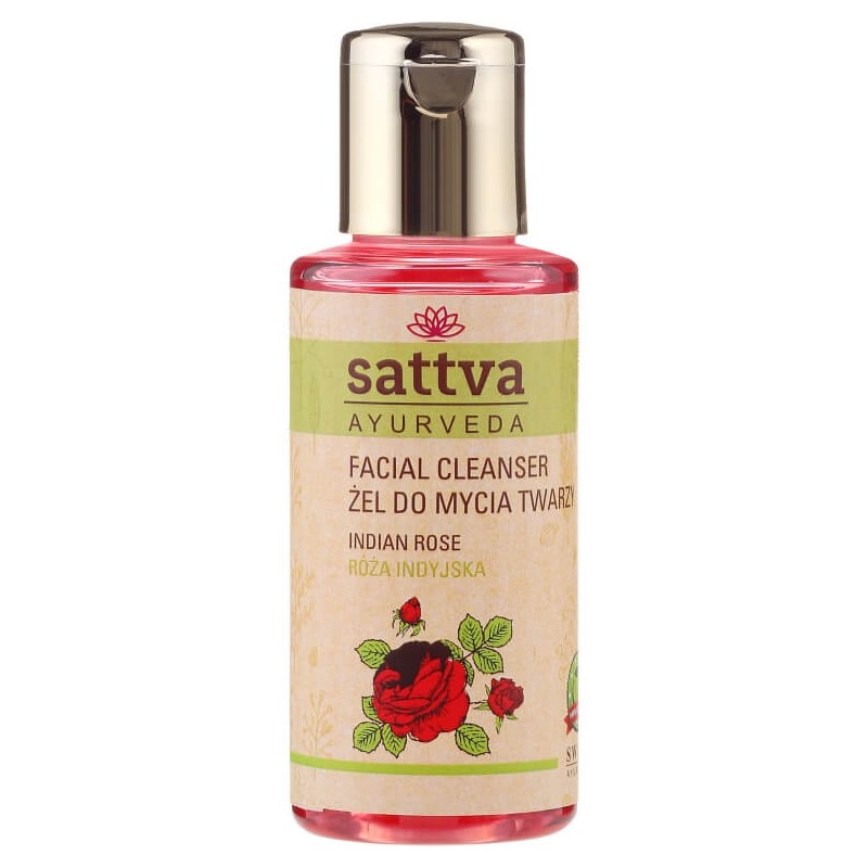 Veido prausiklis Indijos Rožė, Sattva Ayurveda, 100ml