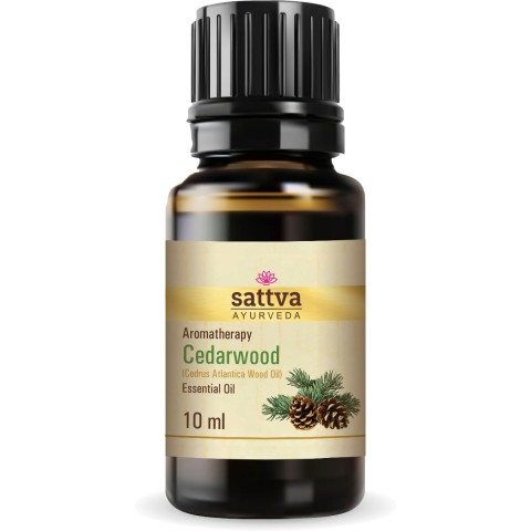 Kedrų eterinis aliejus Cedarwood, Sattva Ayurveda, 10ml