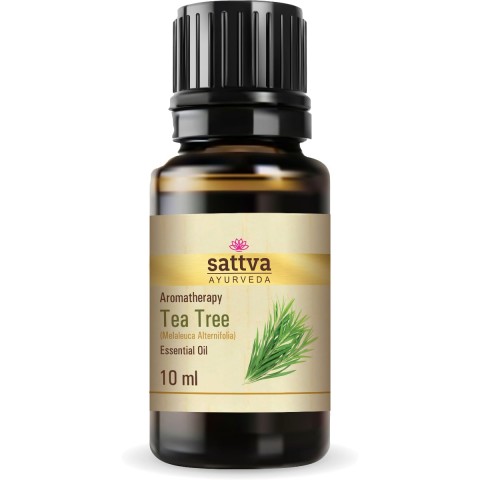 Arbatmedžio eterinis aliejus Tea Tree, Sattva Ayurveda, 10ml