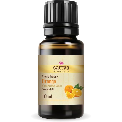 Apelsinų eterinis aliejus Orange, Sattva Ayurveda, 10ml