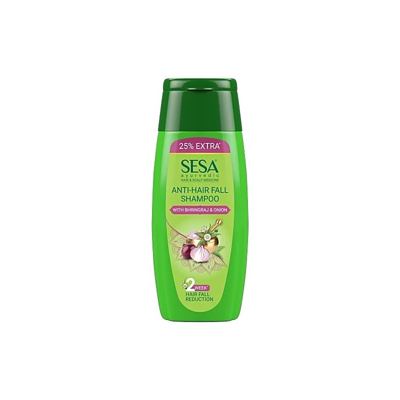 Plaukų šampūnas slenkantiems plaukams Bhrigraj & Onion, Sesa, 200ml Plaukų šampūnas slenkantiems plaukams Bhrigraj & Onion, Sesa, 200ml