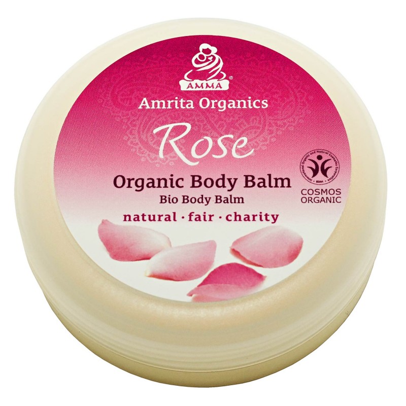 Kūno balzamas Rose, Amrita Organics, 100ml