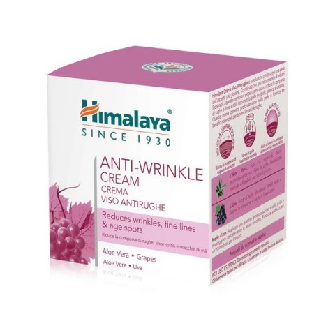 Veido kremas raukšlėtai odai Anti-Wrinkle, Himalaya, 50g