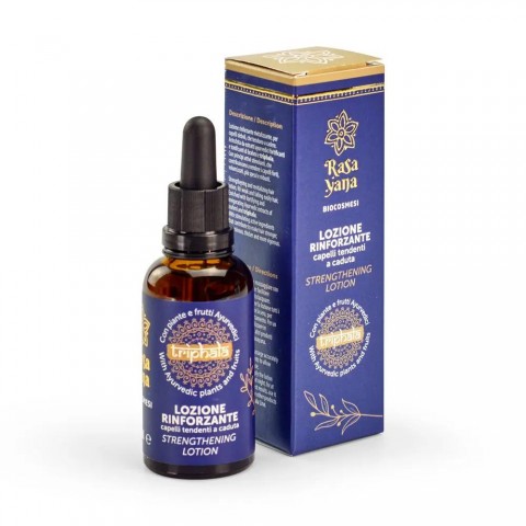 Stiprinamasis losjonas slenkantiems plaukams Triphala, Rasayana Biocosmesi, 50ml