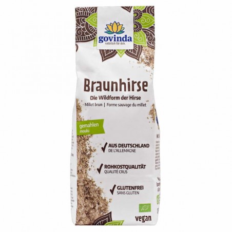 Rudųjų laukinių sorų miltai, ekologiški, Govinda, 500g