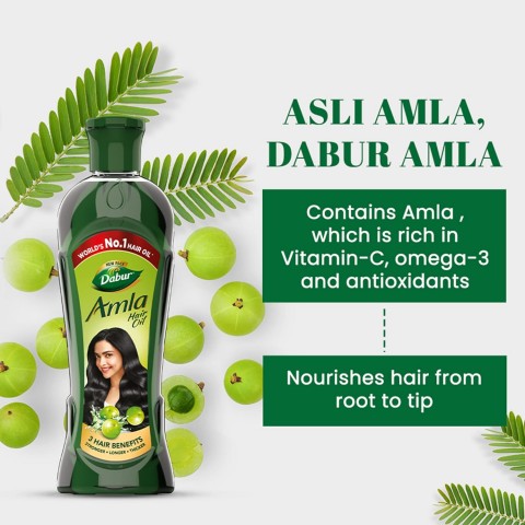Stiprinantis plaukų aliejus Amla, Dabur, 180 ml