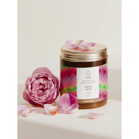 Ajurvedinis kūno sviestas Rose Love, Khadi, 250 ml