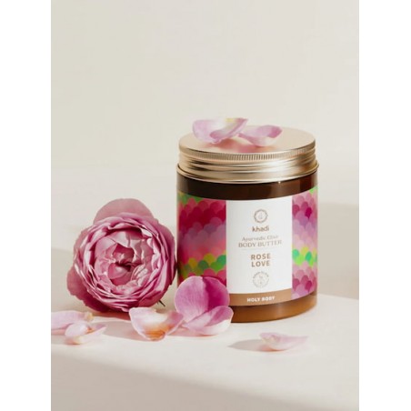 Ajurvedinis kūno sviestas Rose Love, Khadi, 250 ml