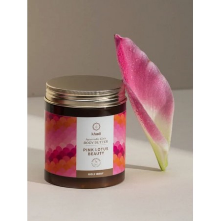 Ajurvedinis kūno sviestas Pink Lotus Beauty, Khadi, 250 ml