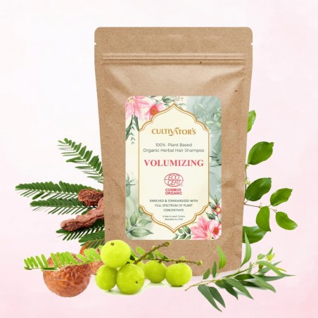 Augalinio plaukų šampūno milteliai apimčiai Volumizing, Cultivator's, 250g