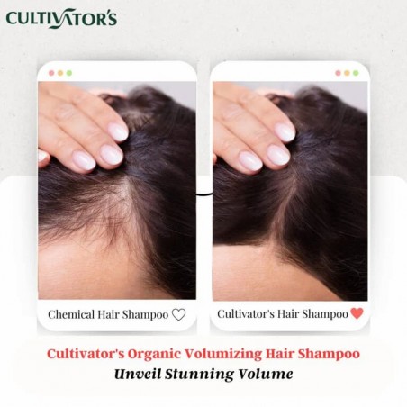 Augalinio plaukų šampūno milteliai apimčiai Volumizing, Cultivator's, 250g