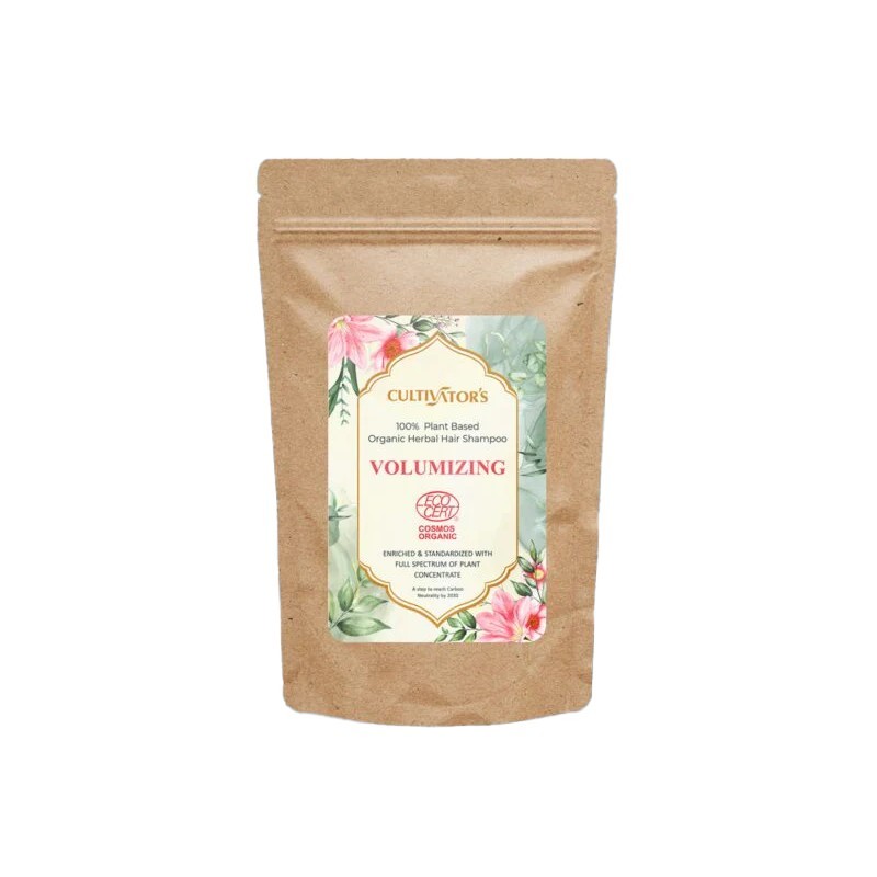 Augalinio plaukų šampūno milteliai apimčiai Volumizing, Cultivator's, 250g