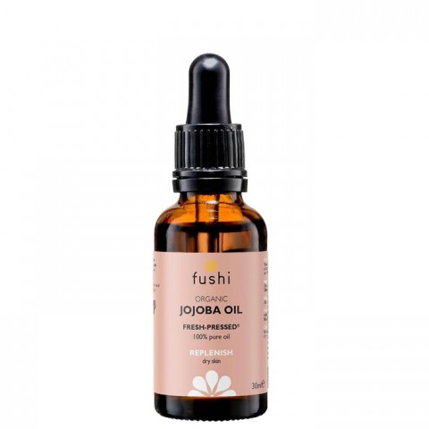 Simondsijų aliejus Jojoba Golden, šalto spaudimo, ekologiškas, Fushi, 30ml