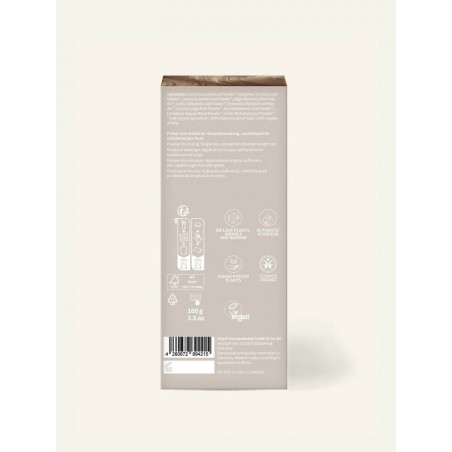 Augaliniai šviesios pelenų spalvos plaukų dažai Berlin Blonde, Khadi, 100g